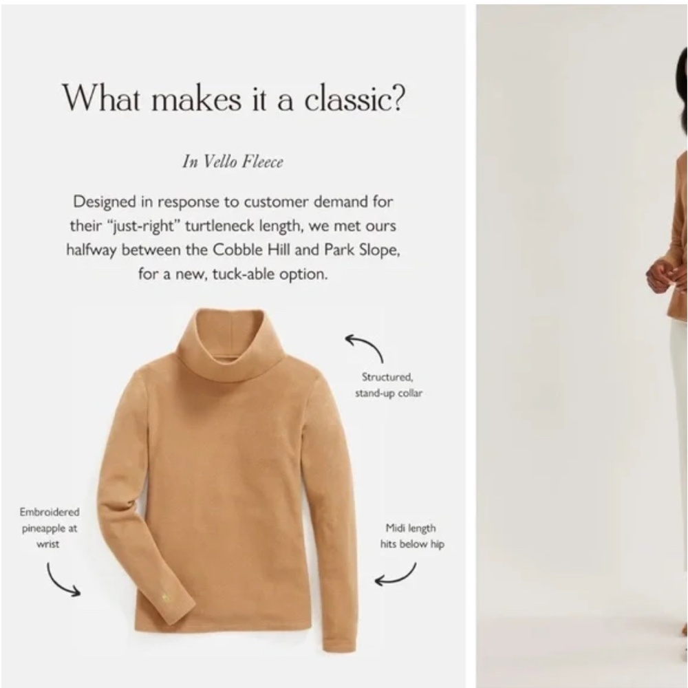 Dudley Stephens Greenpoint Black Turtleneck - NEW